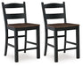 Ashley Express - Valebeck Barstool (2/CN) - Walo Furniture