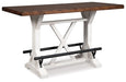 Ashley Express - Valebeck Counter Height Dining Table and 4 Barstools - Walo Furniture