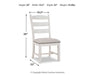 Ashley Express - Valebeck Dining UPH Side Chair (2/CN) - Walo Furniture