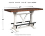 Ashley Express - Valebeck RECT Dining Room Counter Table - Walo Furniture