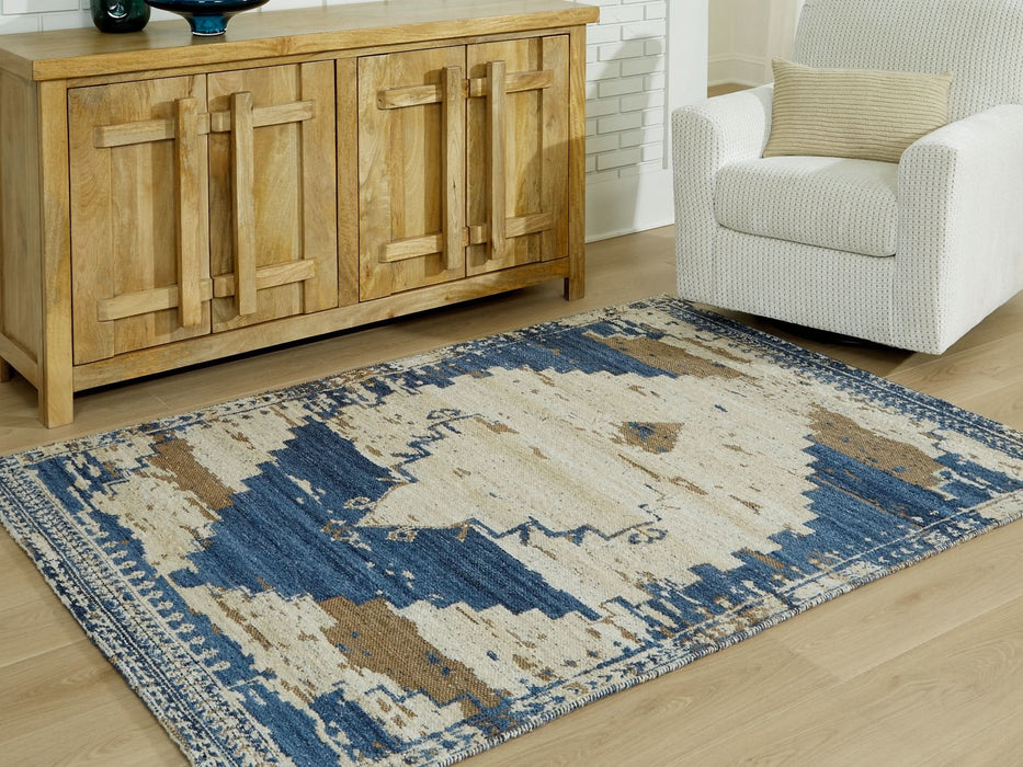 Ashley Express - Varnler Medium Rug - Walo Furniture