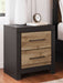 Ashley Express - Vertani Twin Panel Bed with Nightstand - Walo Furniture