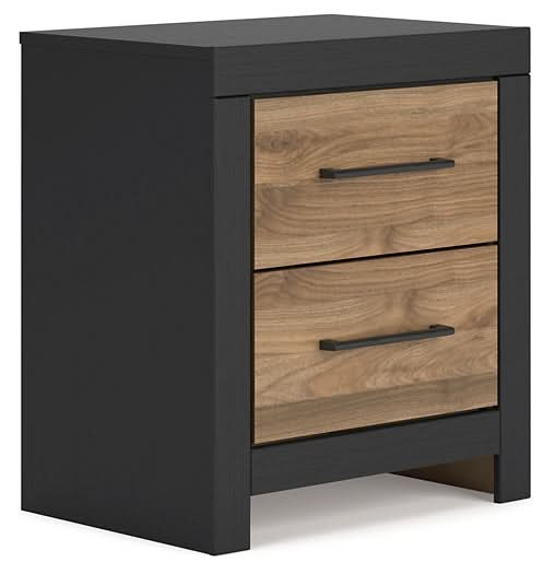 Ashley Express - Vertani Twin Panel Bed with Nightstand - Walo Furniture