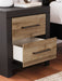 Ashley Express - Vertani Twin Panel Bed with Nightstand - Walo Furniture