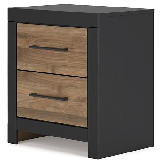 Ashley Express - Vertani Two Drawer Night Stand - Walo Furniture