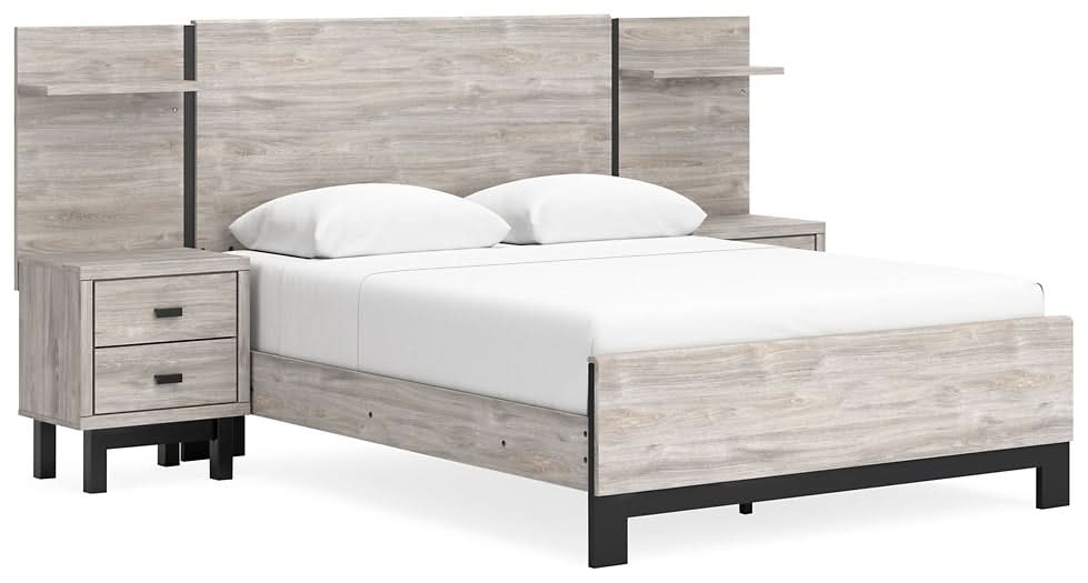 Ashley Express - Vessalli Queen Panel Bed with Extensions - Walo Furniture