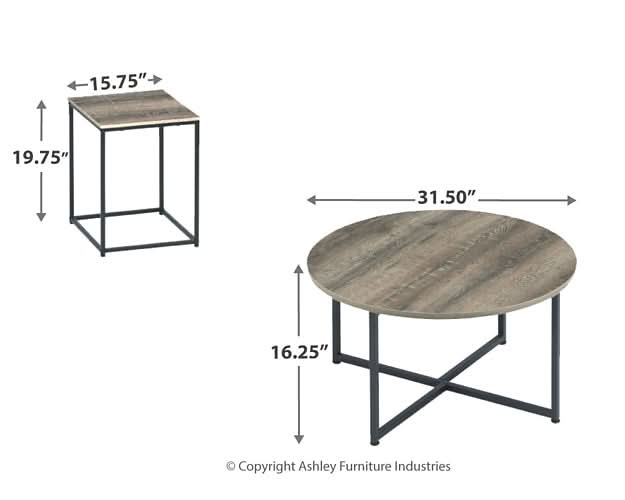 Ashley Express - Wadeworth Occasional Table Set (3/CN) - Walo Furniture