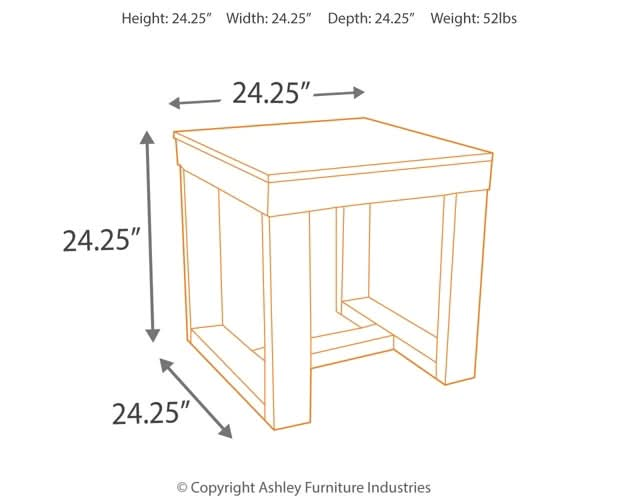 Ashley Express - Watson Square End Table - Walo Furniture