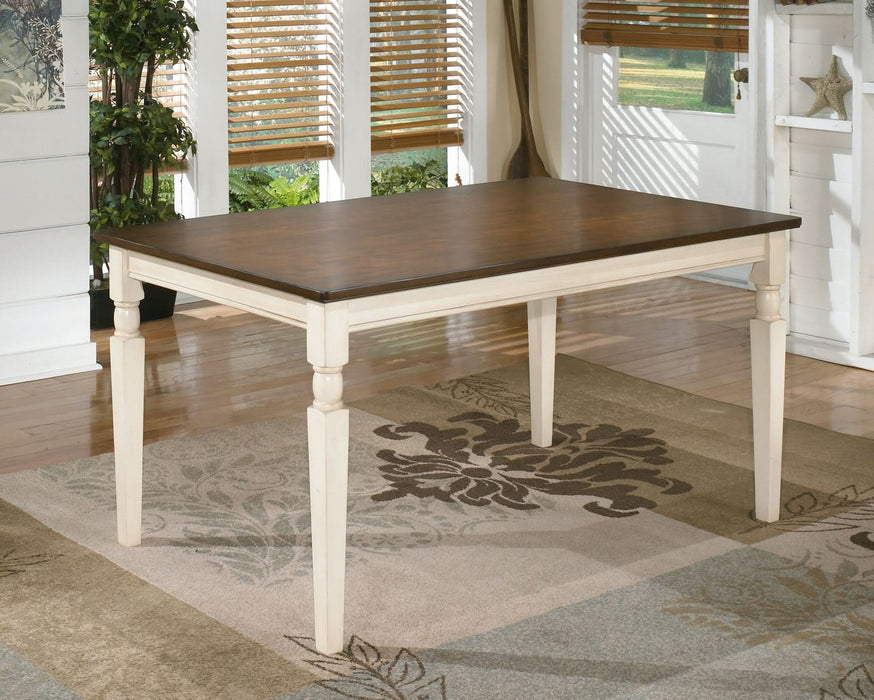 Ashley Express - Whitesburg Dining Table and 4 Chairs with Storage - Walo Furniture