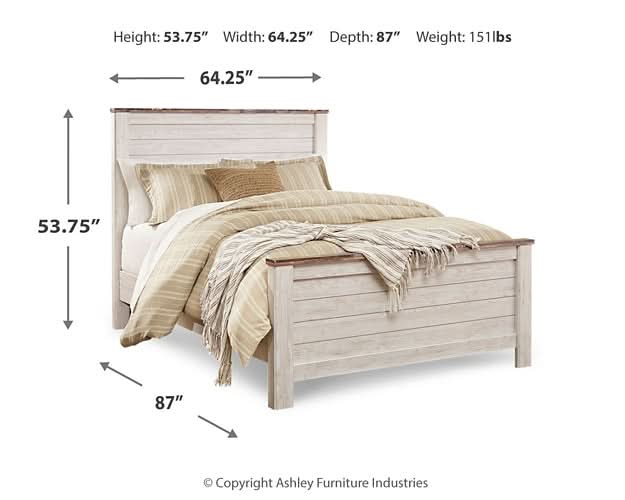 Ashley Express - Willowton Panel Bed - Walo Furniture