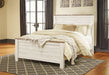 Ashley Express - Willowton Queen Panel Bed with Mattress - Walo Furniture