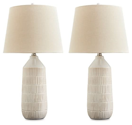 Ashley Express - Willport Ceramic Table Lamp (2/CN) - Walo Furniture