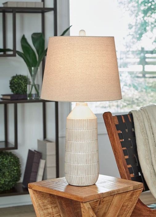 Ashley Express - Willport Ceramic Table Lamp (2/CN) - Walo Furniture