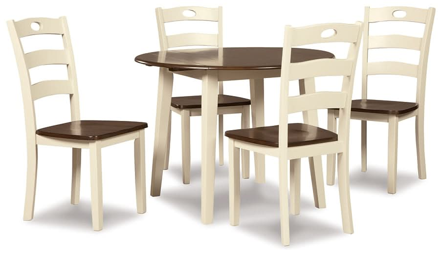 Ashley Express - Woodanville Dining Table and 4 Chairs - Walo Furniture