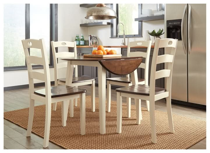 Ashley Express - Woodanville Dining Table and 4 Chairs - Walo Furniture