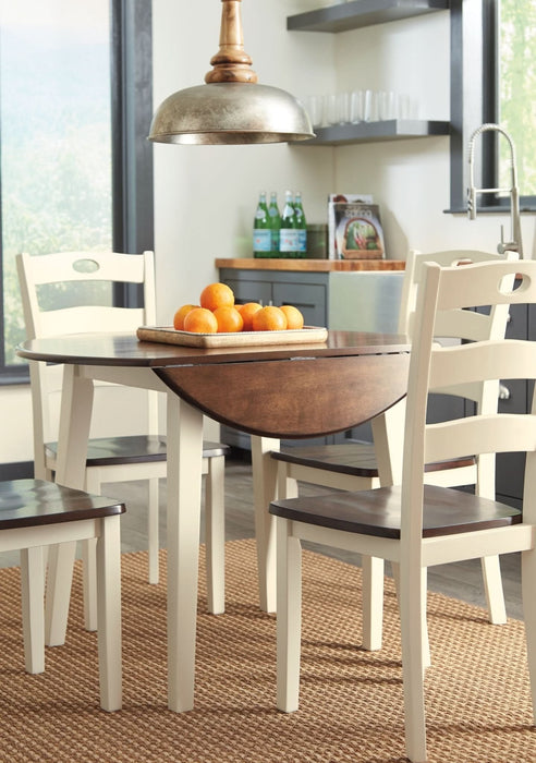 Ashley Express - Woodanville Dining Table and 4 Chairs - Walo Furniture