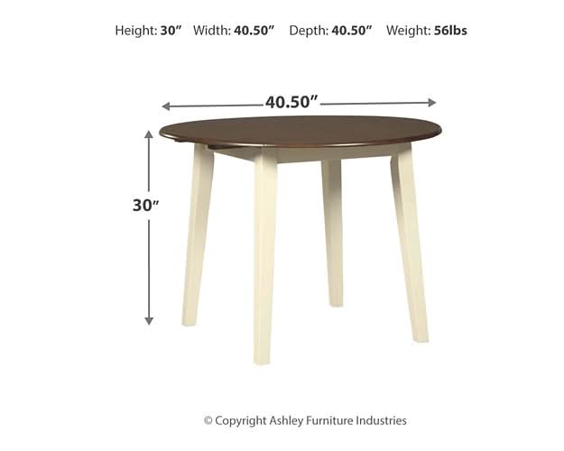 Ashley Express - Woodanville Round DRM Drop Leaf Table - Walo Furniture