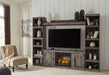 Ashley Express - Wynnlow 4 - Piece Entertainment Center with Electric Fireplace - Walo Furniture