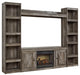 Ashley Express - Wynnlow 4 - Piece Entertainment Center with Electric Fireplace - Walo Furniture