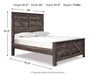 Ashley Express - Wynnlow Crossbuck Panel Bed - Walo Furniture