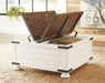 Ashley Express - Wystfield Cocktail Table with Storage - Walo Furniture