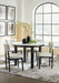 Ashley Express - Xandrum Dining Table and 4 Chairs - Walo Furniture