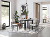 Ashley Express - Xandrum Dining Table and 4 Chairs - Walo Furniture