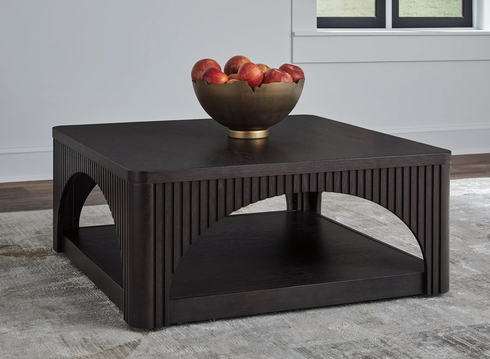 Ashley Express - Yellink Coffee Table with 2 End Tables - Walo Furniture