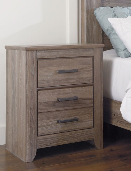 Ashley Express - Zelen Two Drawer Night Stand - Walo Furniture