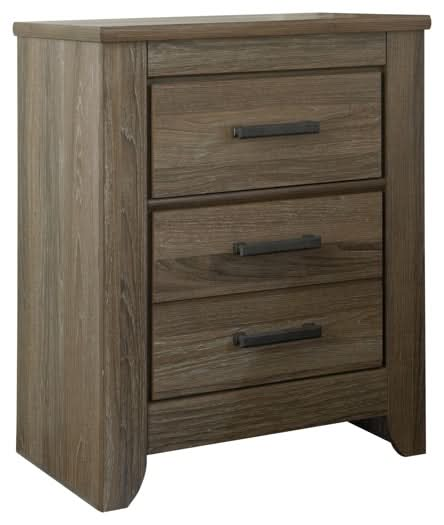 Ashley Express - Zelen Two Drawer Night Stand - Walo Furniture