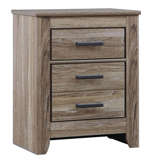 Ashley Express - Zelen Two Drawer Night Stand - Walo Furniture