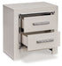 Ashley Express - Zyniden Two Drawer Night Stand - Walo Furniture