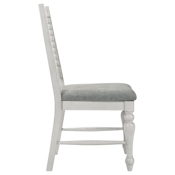 Aventine Wood Dining Side Chair Vintage White (Set of 2) - Walo Furniture