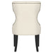 Baney Fabric Upholstered Dining Side Chair Beige and Black - Walo Furniture