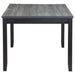 Barlow 6 - piece Rectangular Dining Table Set Grey and Black - Walo Furniture