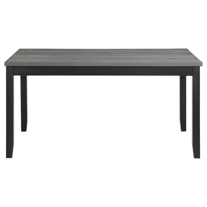 Barlow 6 - piece Rectangular Dining Table Set Grey and Black - Walo Furniture