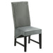 Barrand Upholstered Dining Side Chair Grey (Set of 2) - Walo Furniture