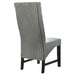 Barrand Upholstered Dining Side Chair Grey (Set of 2) - Walo Furniture