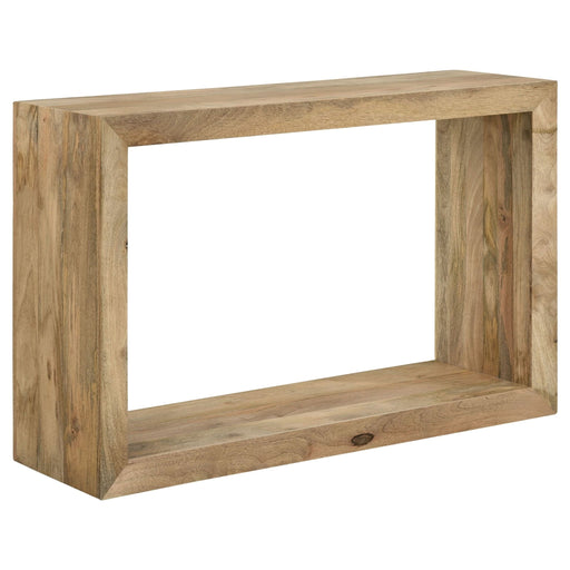 Benton Rectangular Solid Wood Sofa Console Table Natural - Walo Furniture