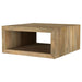 Benton Square Solid Mango Wood Coffee Table Natural - Walo Furniture