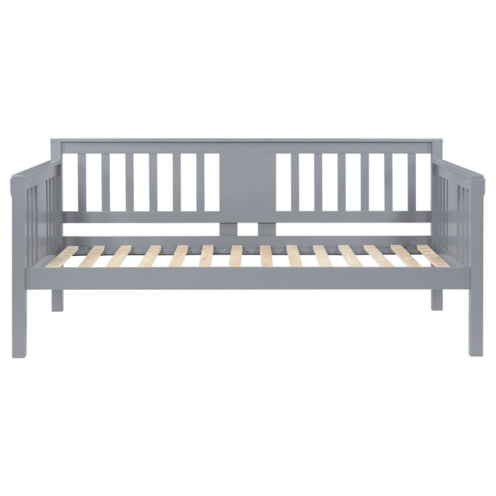 Bethany Wood Twin Daybed with Drop - down Tables Grey - Walo Furniture