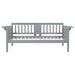 Bethany Wood Twin Daybed with Drop - down Tables Grey - Walo Furniture