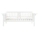 Bethany Wood Twin Daybed with Drop - down Tables White - Walo Furniture