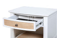 Bexhill 1 - drawer Nightstand Bedside Table White - Walo Furniture