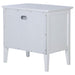 Bexhill 1 - drawer Nightstand Bedside Table White - Walo Furniture