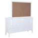 Bexhill 10 - drawer Dresser and Mirror White - Walo Furniture