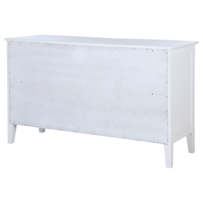 Bexhill 10 - drawer Dresser Cabinet White - Walo Furniture