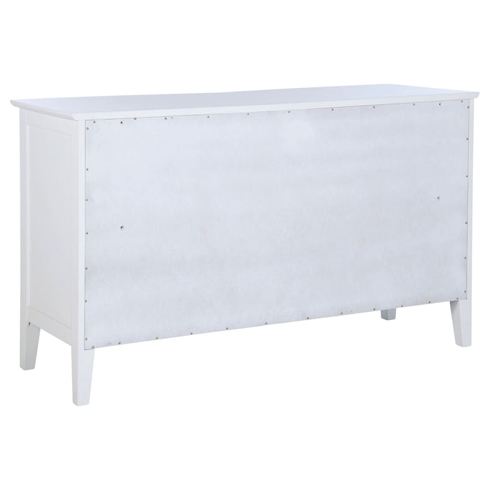 Bexhill 10 - drawer Dresser Cabinet White - Walo Furniture