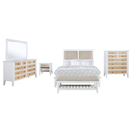 Bexhill 5 - piece Queen Bedroom Set White - Walo Furniture