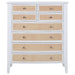 Bexhill 8 - drawer Chest of Drawers White - Walo Furniture